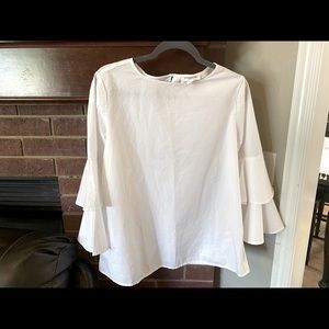 Beautiful white Beach Lunch Lounge blouse  🏝